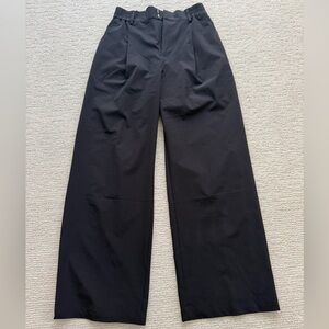 ALO Yoga Black High Waist Pursuit Trouser Pants XXS